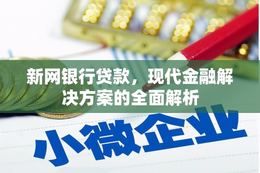 坊子新网银行贷款，现代金融解决方案的全面解析