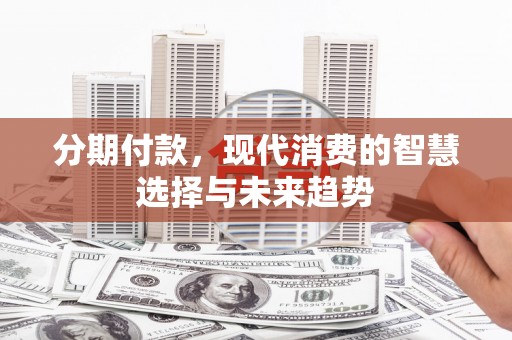 坊子分期付款，现代消费的智慧选择与未来趋势