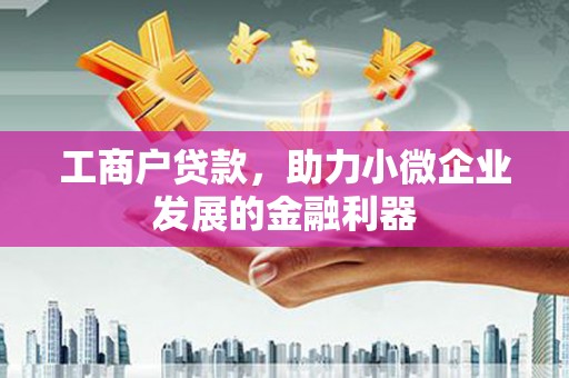 坊子工商户贷款，助力小微企业发展的金融利器