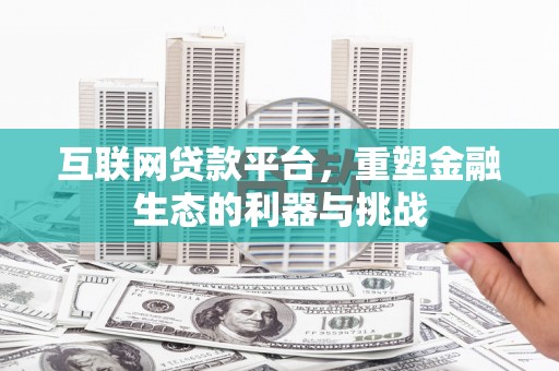 坊子互联网贷款平台，重塑金融生态的利器与挑战
