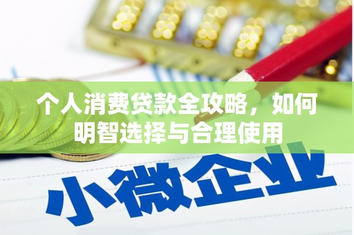 坊子个人消费贷款全攻略，如何明智选择与合理使用